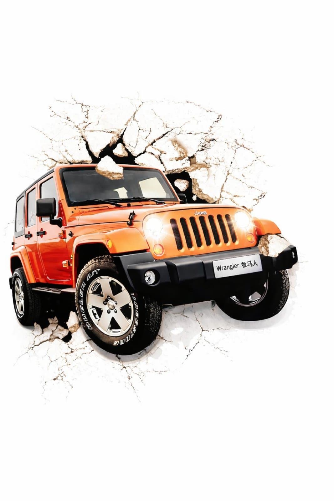 Fototapet 3D Jeep
