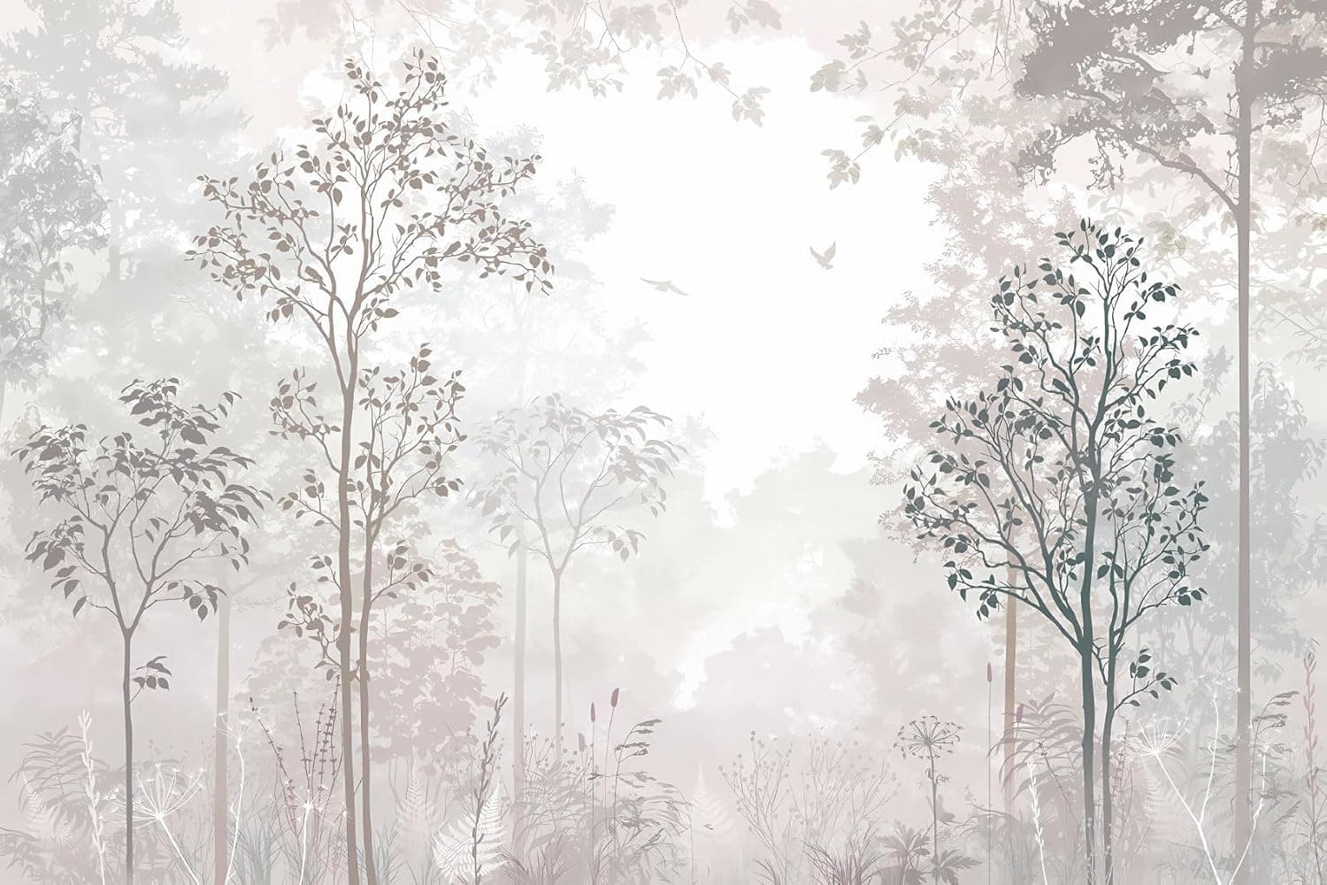 Fototapet Pădure în Ceață